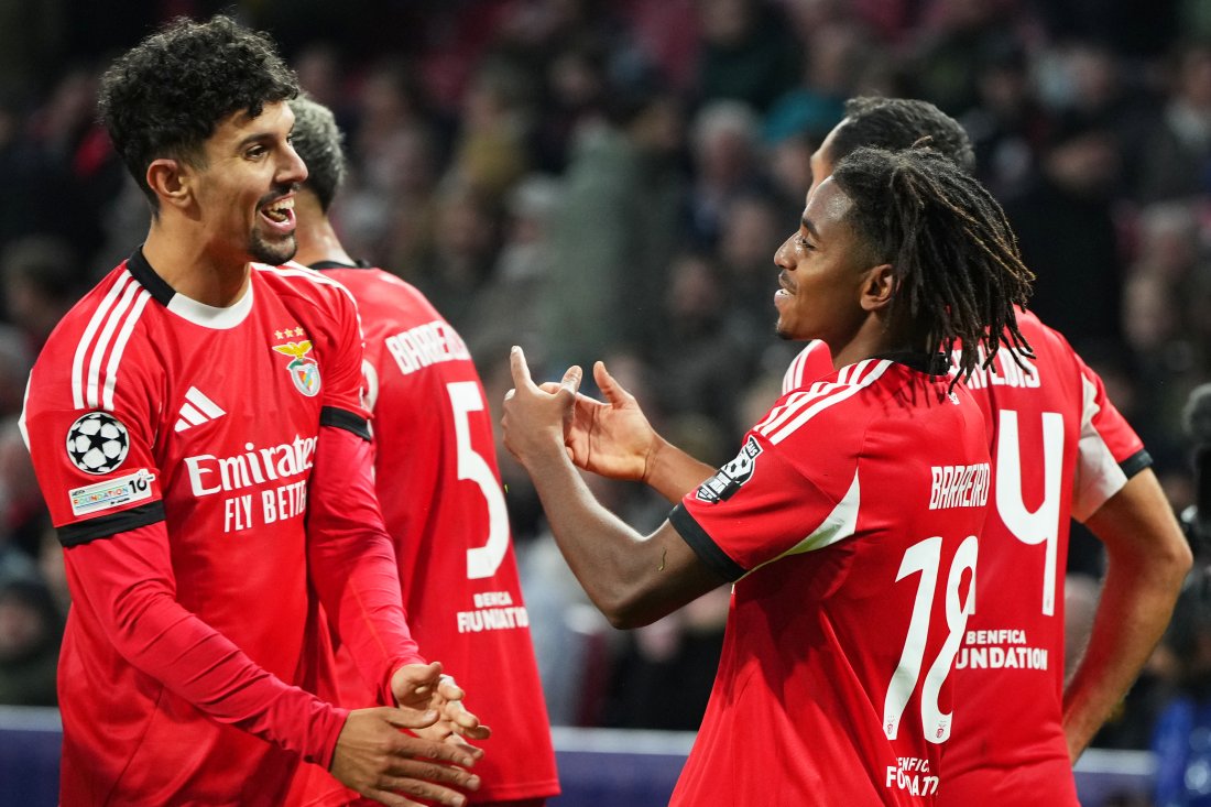 Бенфика и Спортинг завършиха 1:1 в лисабонското дерби