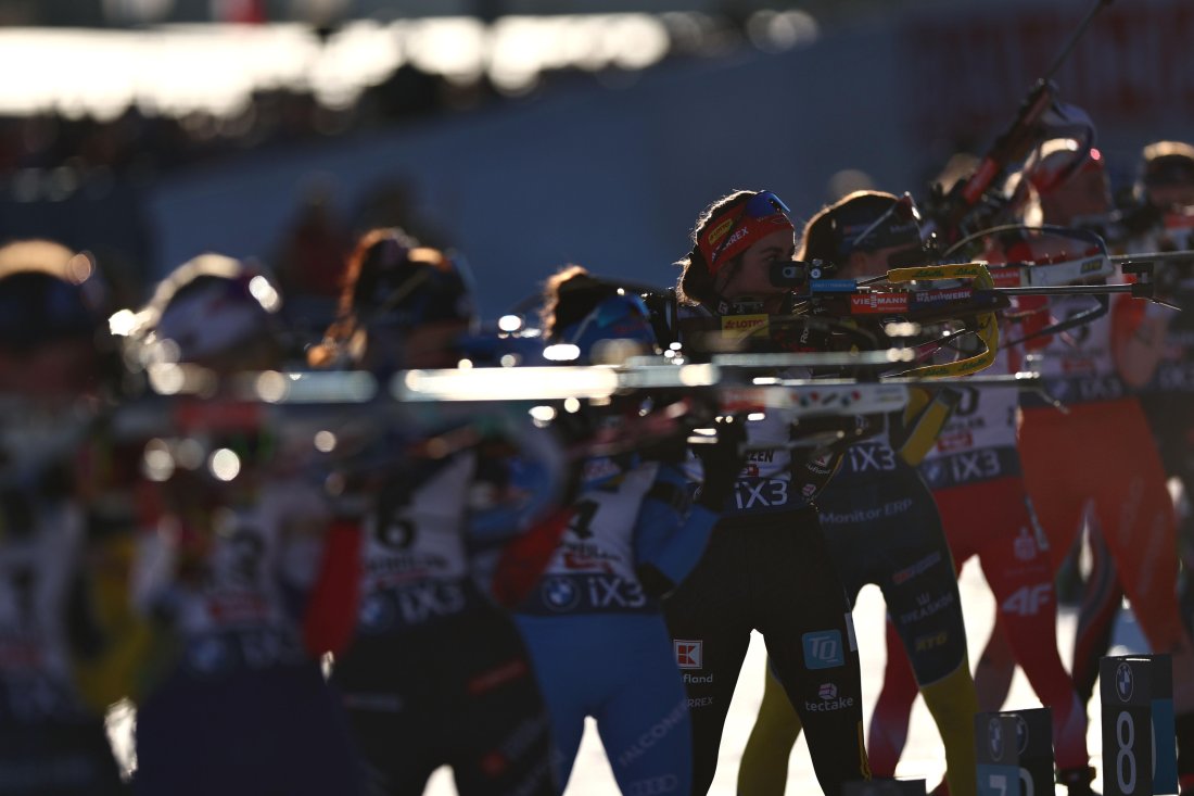 биатлон, 10 км жени, преследване