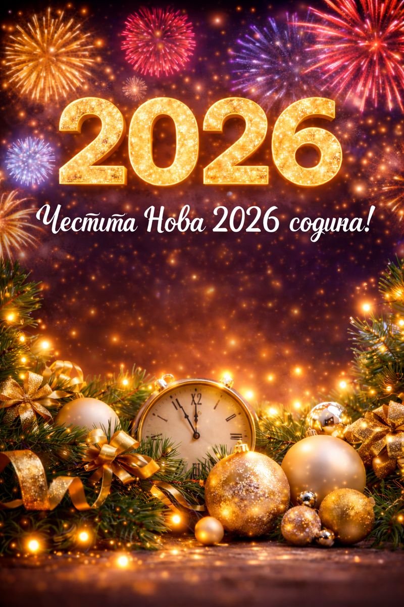 честита 2026 година