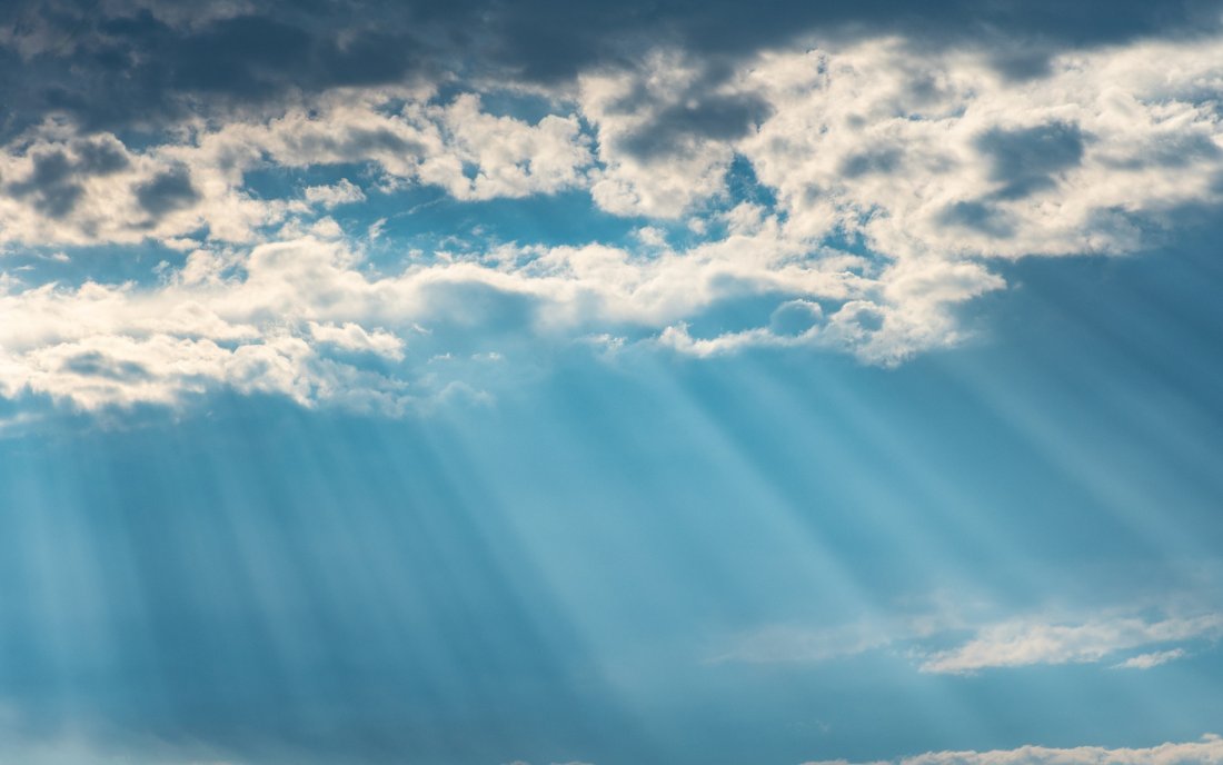 облаци - слънце - време