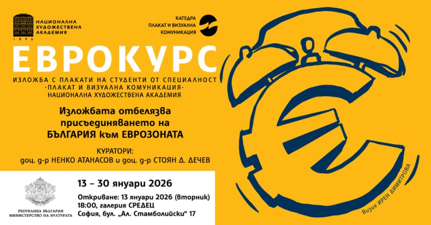 Изложба на студенти по повод присъединяването на България към еврозоната