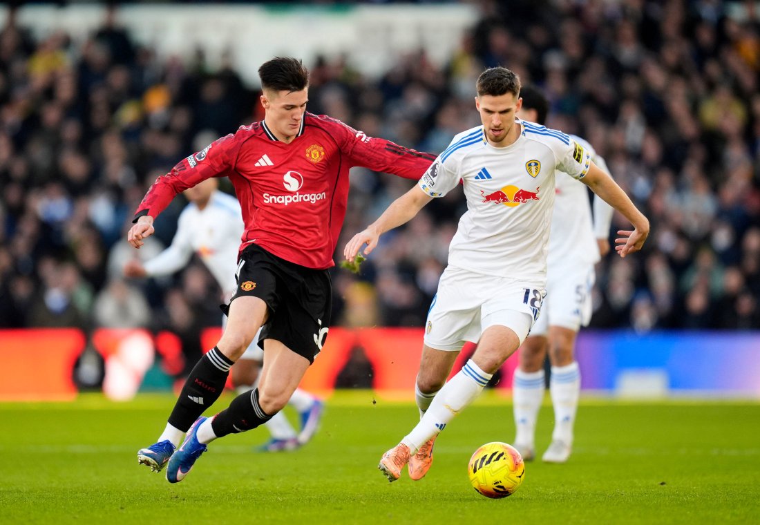 манчестър юнайтед лийдс завършиха здрава битка еланд роуд