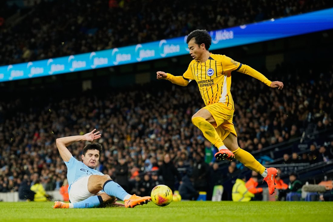 Манчестър Сити Брайтън Каору Митома