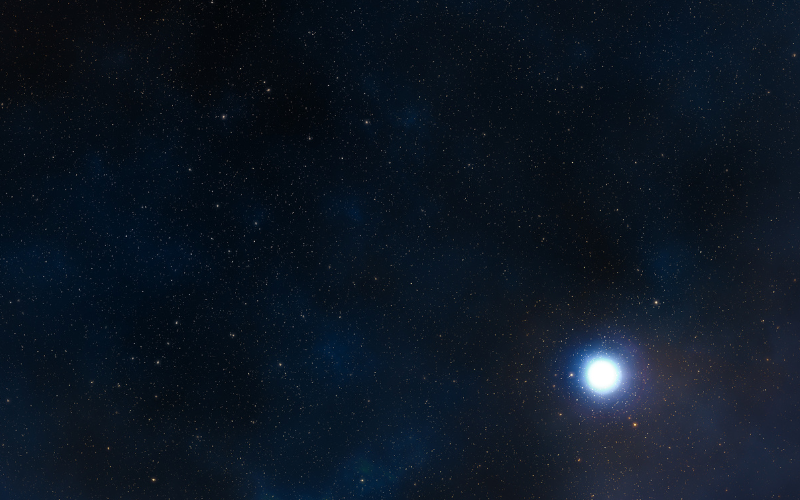 астрономите наблюдаваха звезда бяло джудже създаваща цветна ударна вълна