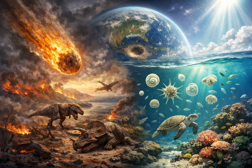 Животът на Земята се е върнал изненадващо бързо след динозаврите