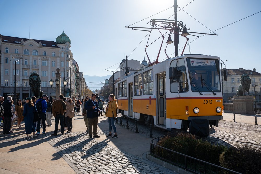 Трамвай Памет премина днес край софийски сгради и места, свързани