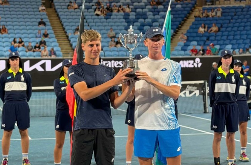Историческо: Димитър Кисимов е шампион на двойки на Australian Open при юношите
