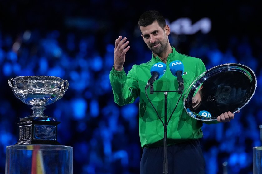 финал australian open карлос алкарас новак джокович галерия