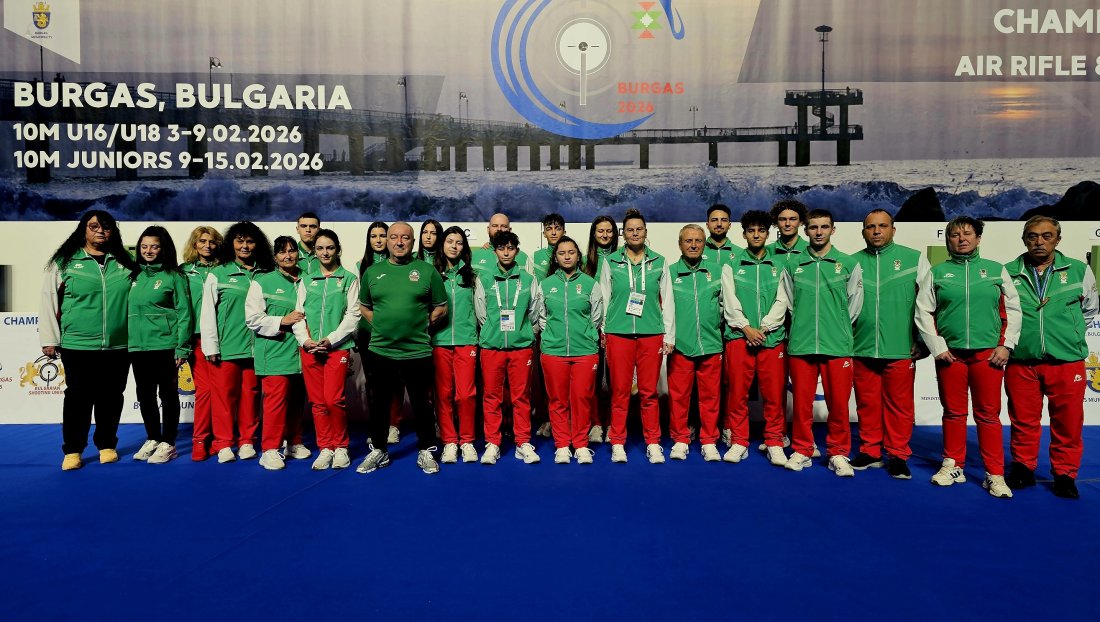 16 стрелци ще се борят за отличията на европейското първенство по спортна стрелба за младежи до 21 г. в Бургас