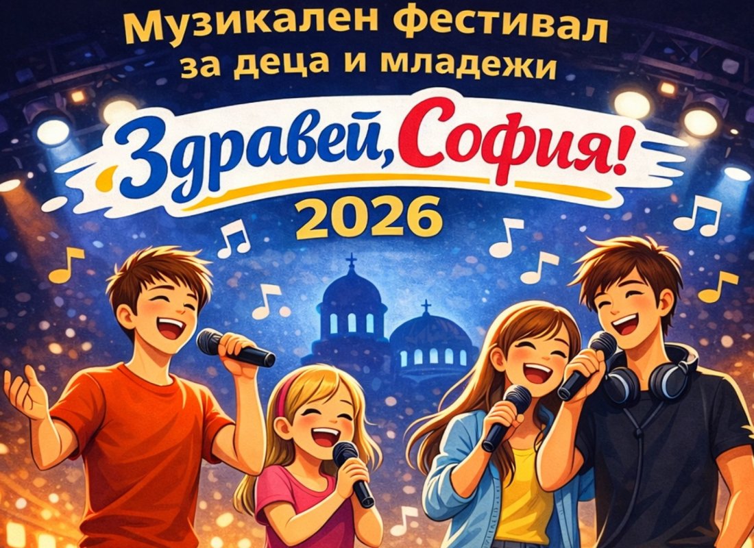 Столицата е домакин на първи музикален фестивал за деца и младежи "Здравей, София"