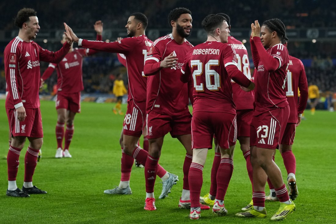 ливърпул взе реванш уулвърхемптън класира четвъртфиналите къп