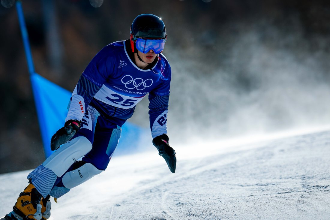 зои милано кортина тервел замфиров осминафинали паралелен гигантски слалом видео