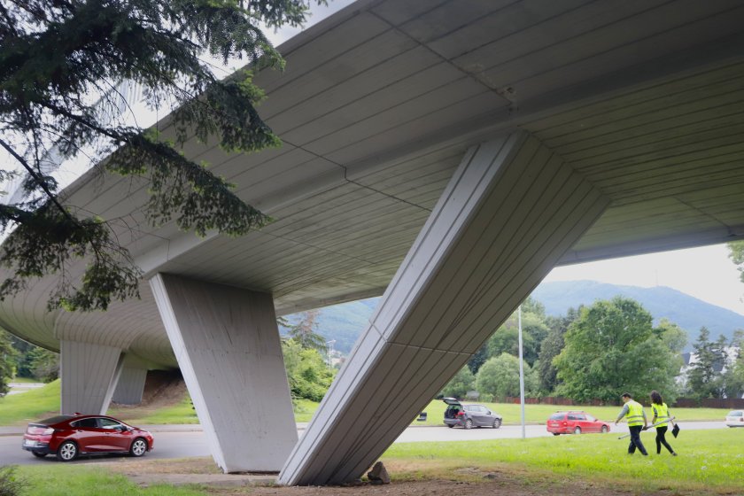 заради безопасност затварят временно движение надлеза околовръстното софия