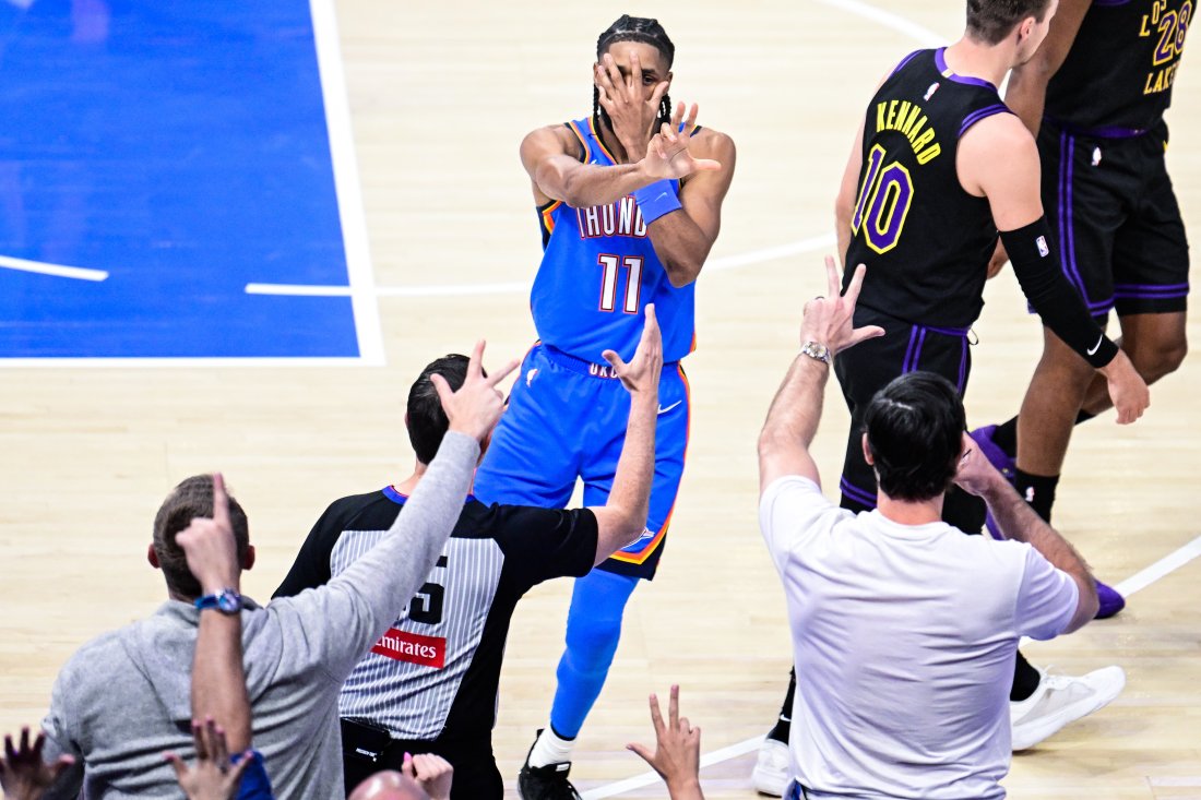 Оклахома Сити разби Лейкърс, контузия на Лука Дончич помрачи вечерта