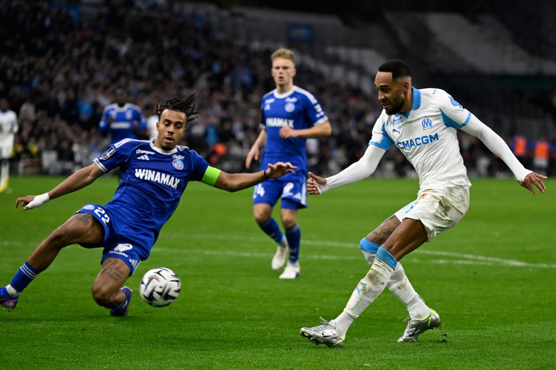 олимпик марсилия записа първа победа месец насам лига