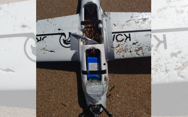 унищожиха дрон открит плажа крапец