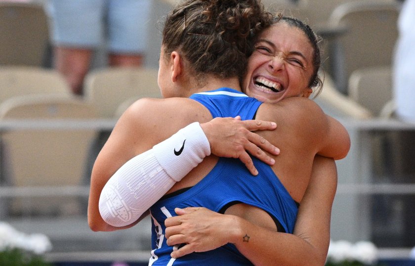 италианките жасмин паолини сара ерани триумфираха титлата женските двойки олимпийския турнир тенис