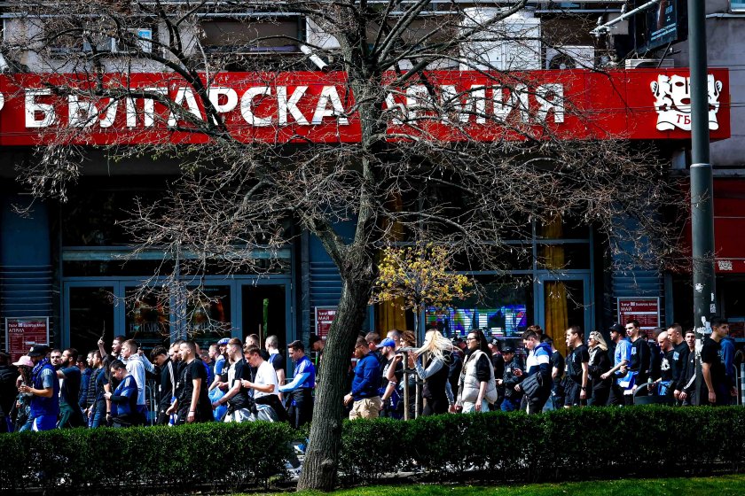 феновете цска отправиха националния стадион вечното дерби