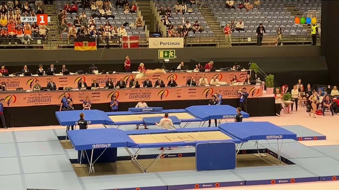 скокове на батут