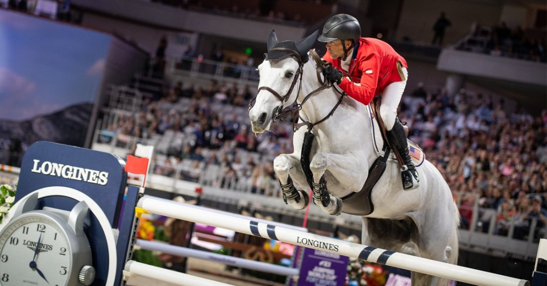 кент фарингтън триумфира финала световната купа прескачане препятствия форт уорт