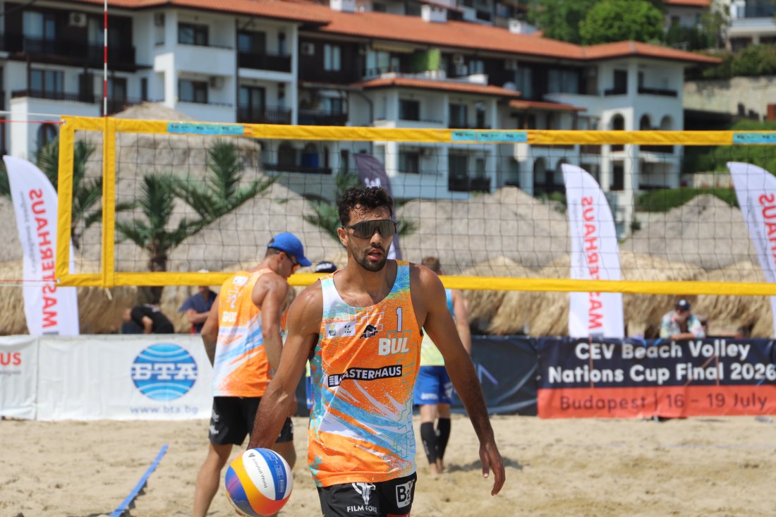 Калчев и Механджийски продължават битката за медалите на Sveti Vlas Beach Pro Tour