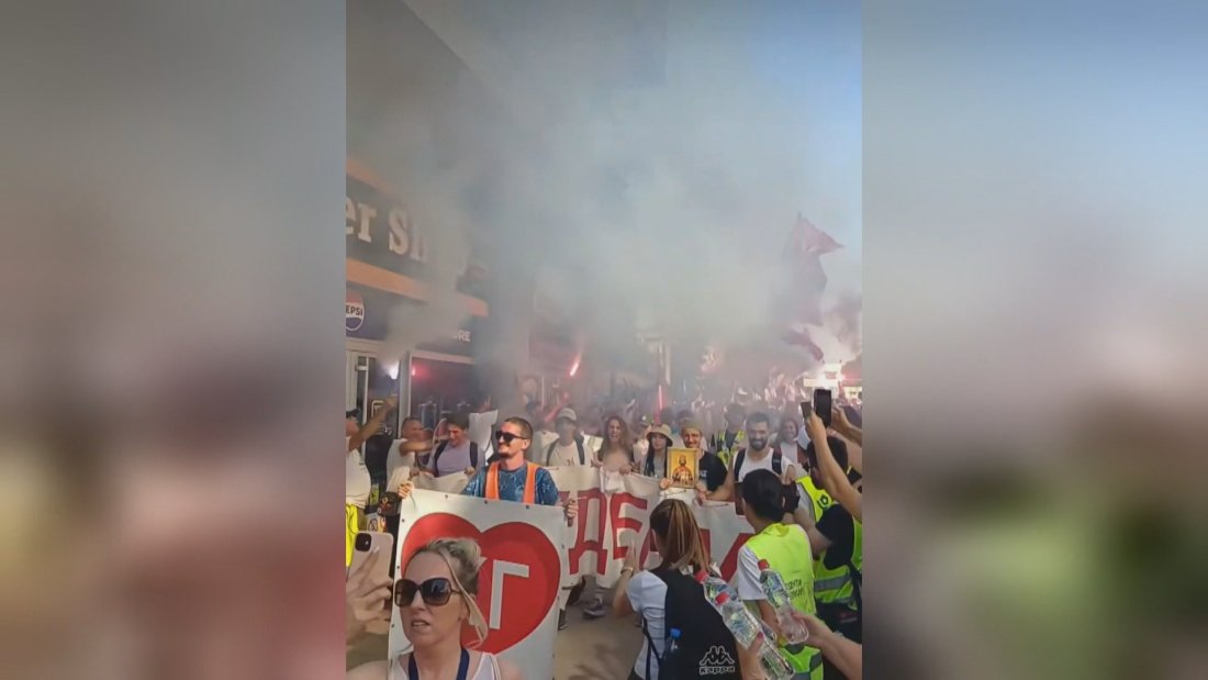 Антиправителствен протест в Сърбия: Демонстрантите в Кралево призовават към предсрочни избори