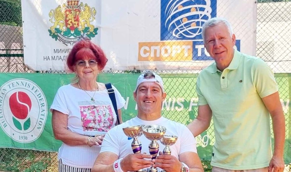 Велислав Велчев отново спечели титлата на Държавното първенство по тенис за хора с увреждания