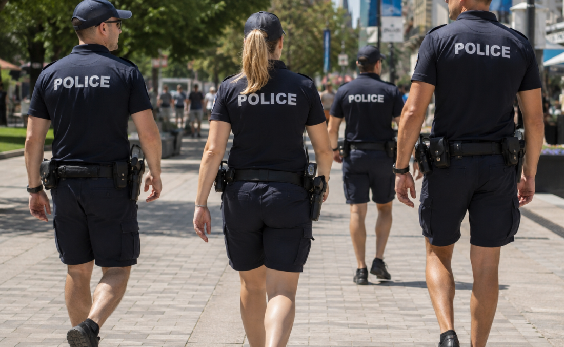 По-леко облекло за полицаи в Белгия заради жегите