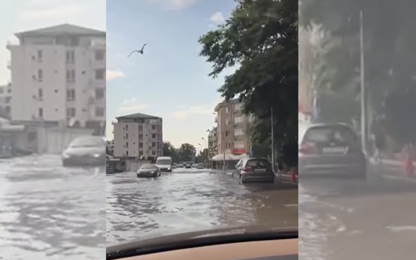 Torrential Rain Floods Streets in Nessebar and Sunny Beach