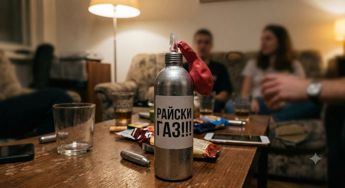 опасна прекомерната нецелесъобразна употреба райски газ