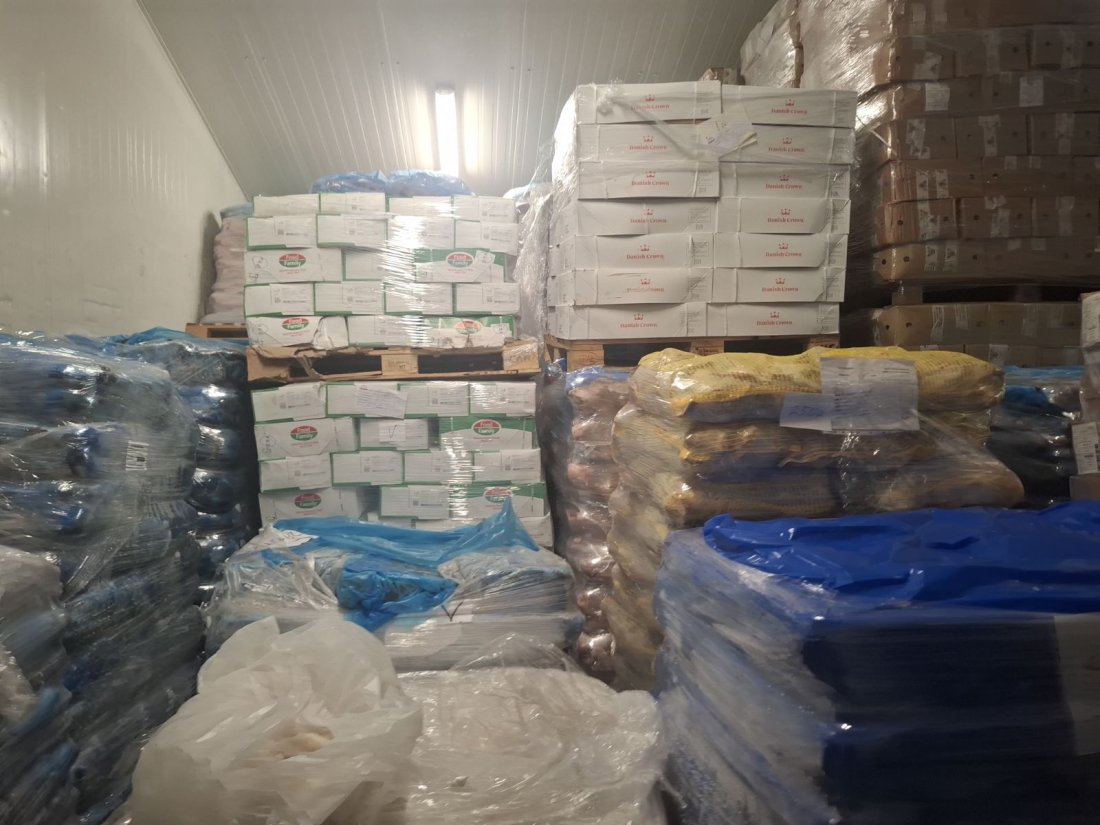 Специализирана операция на полицията задържа 35 тона неконсумирана храна