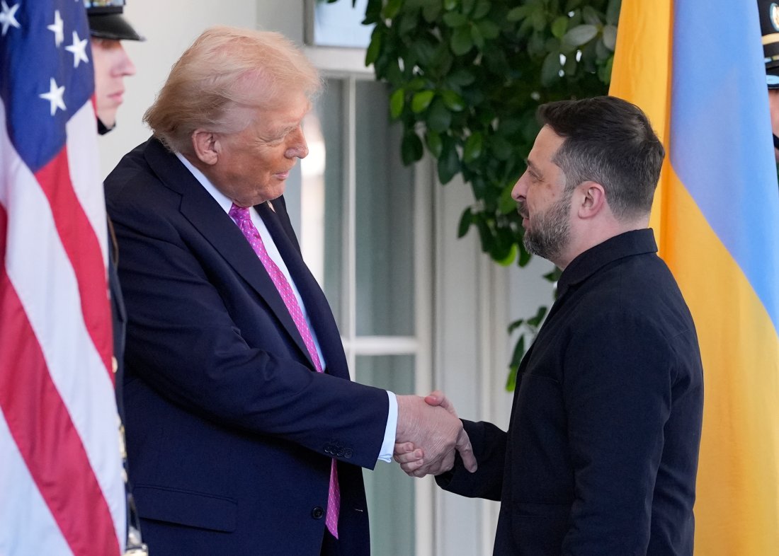 Американският президент Доналд Тръмп прие днес лидерите на Украйна и