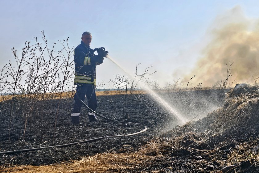 локализирани пожарите област хасково