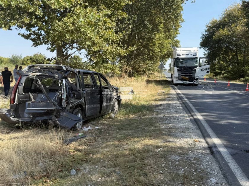 Верижна катастрофа между Пазарджик и село Звъничево