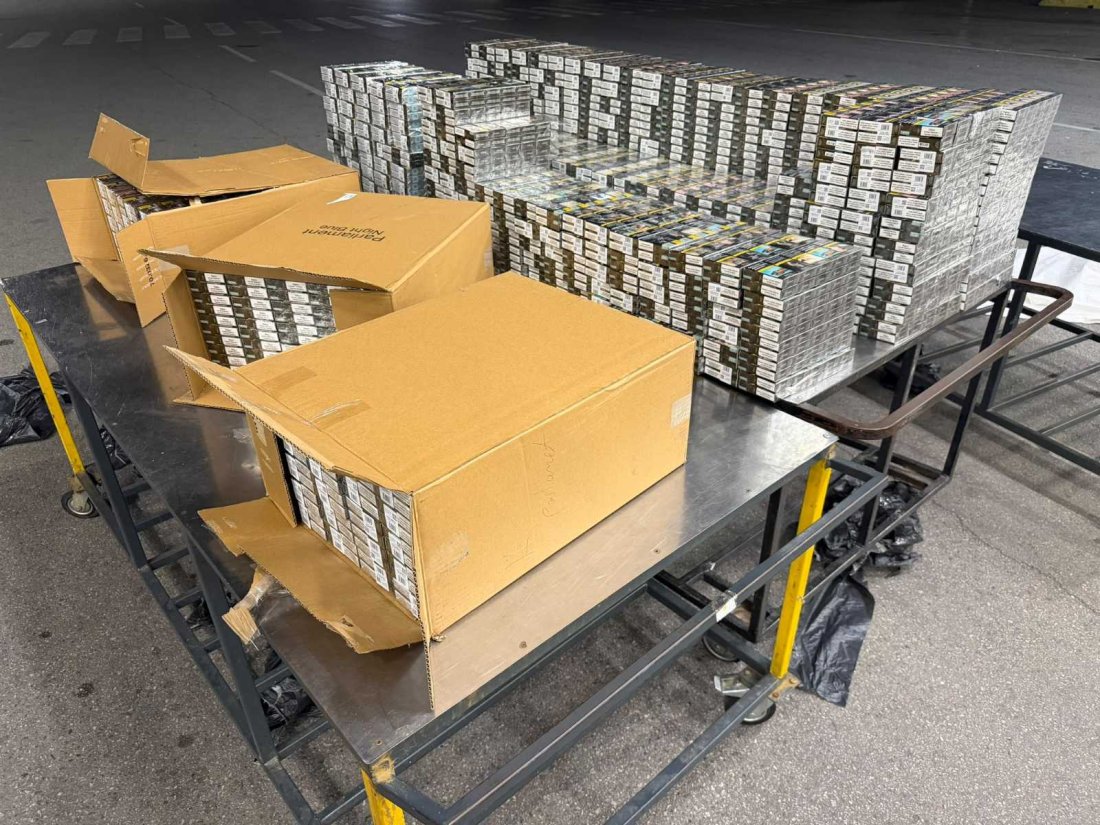 В ГКПП „Капитан Андреево“ откриха 128 800 контрабандни цигари
