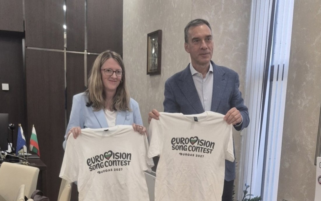 Подготовката за "Евровизия" обсъдиха кметът на Бургас и зам.-посланика на Великобритания у нас