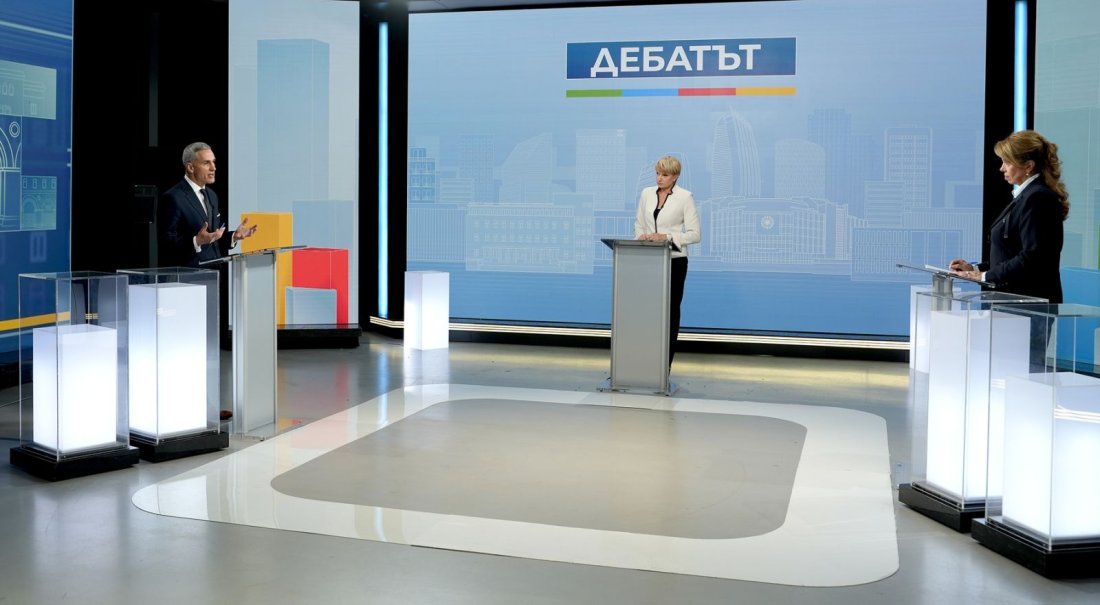 Над един милион зрители са гледали президентския дебат по БНТ