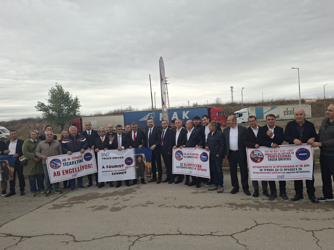 Турските шофьори протестираха срещу ограниченията в Шенген