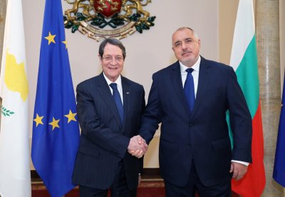 Премиерът Борисов се срещна с президента на Република Кипър