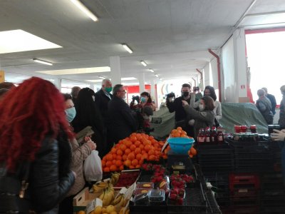 Ангел Кунчев посети пазара в Пловдив