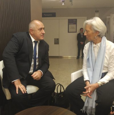 Премиерът към Кристин Лагард: Суаповата линия е голяма подкрепа за България