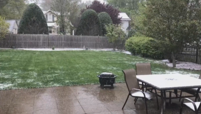 Сняг заваля през май в САЩ