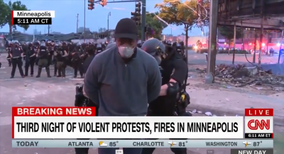 Репортер на CNN беше арестуван на живо в ефир по време на протестите в Минеаполис (ВИДЕО)