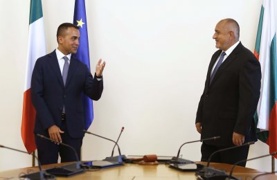 На среща с Борисов: Външният министър на Италия поздрави България за справянето с кризата