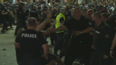 СДВР показа кадри с агресивни прояви от страна на протестиращите