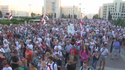 Пореден многохиляден протест в Минск