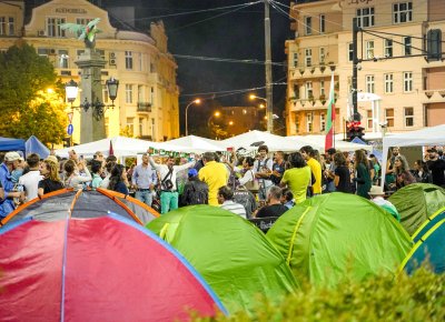 Блокадата на Орлов мост в снимки