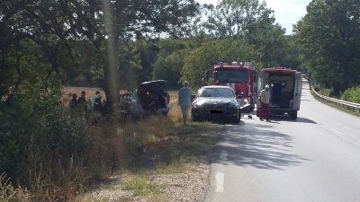 Мъж загина на пътя Добрич - Варна след челен удар в крайпътно дърво