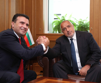 Бойко Борисов поздрави Зоран Заев за новия му премиерски мандат