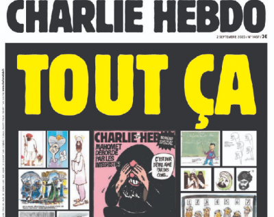 "Шарли Ебдо" препечата карикатурите на пророка Мохамед